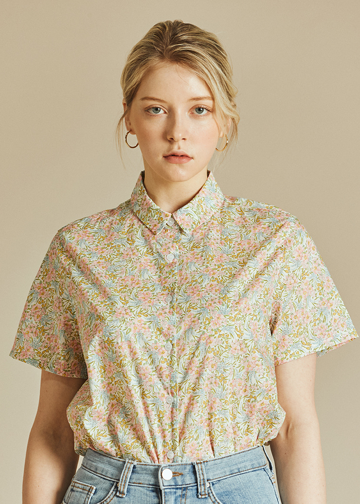Swirling Petal Short Sleeved Shirts (Online Exclusive)